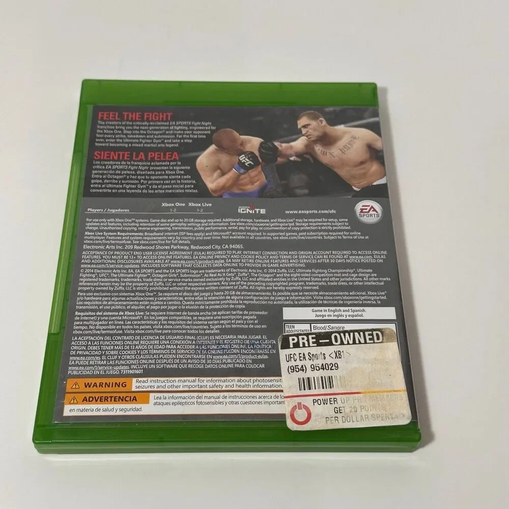Xbox One EA Sports UFC Game